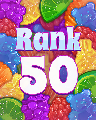 Rank 50 Badge - Sweet Tooth Town
