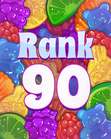 Rank 90 Badge - Sweet Tooth Town