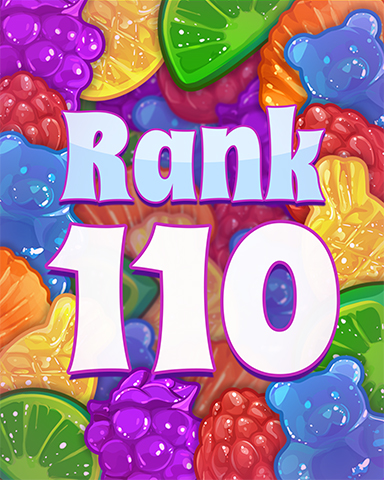 Rank 110 Badge - Sweet Tooth Town