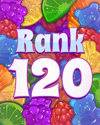 Rank 120 Badge - Sweet Tooth Town