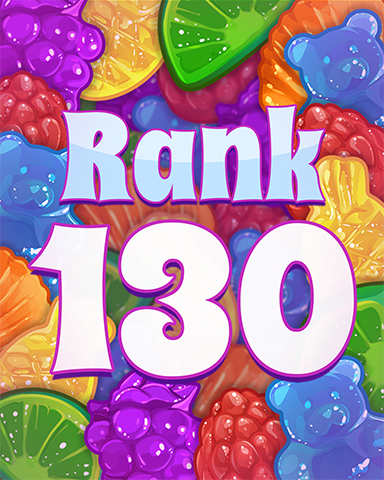 Rank 130 Badge - Sweet Tooth Town