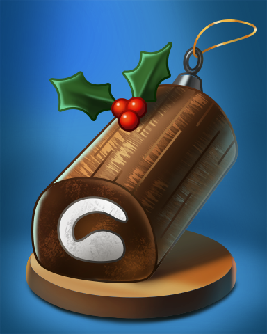 Yule Log Badge - Stack'em HD