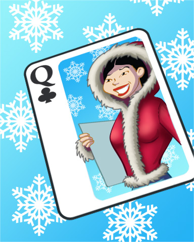 Snow Queen Badge - First Class Solitaire HD