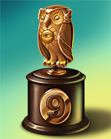 Owl Run Lap 9 Badge - StoryQuest