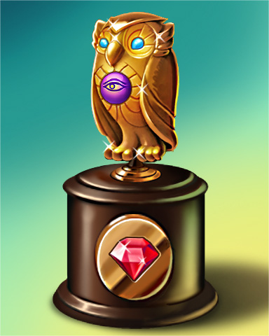 Pogo Owl Run Victory Badge