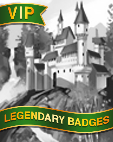 Castle Hideaway Badge - Mahjong Garden HD