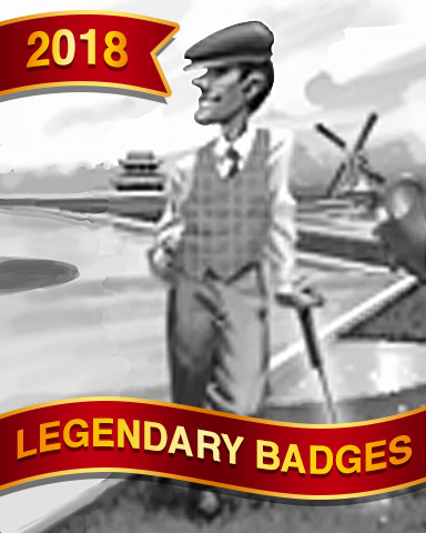 Golf Break Badge - MONOPOLY The World Edition