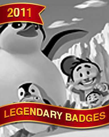 Penguin Pals Badge - Spades HD