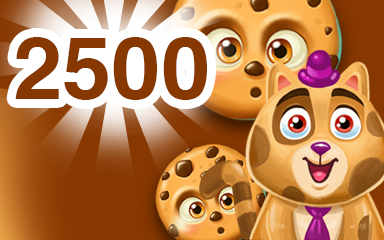 Chocolate Cookie 2500 Badge - Cookie Connect