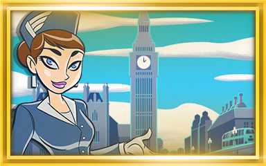 London Extended Stay Coach Badge - Jet Set Solitaire
