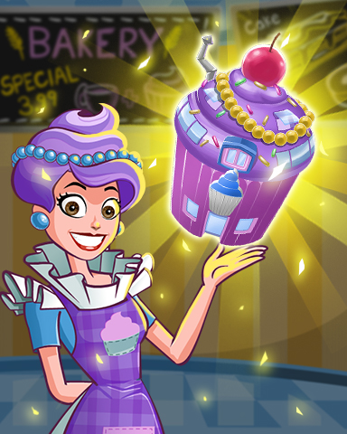 Cupcake Shop Badge - Sweet Tooth Town