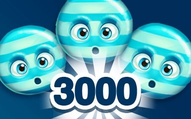 Blue Cookie 3000 Badge - Cookie Connect