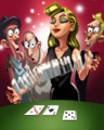 Dealer's Shuffle Badge - Texas Hold'em Poker