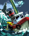 Stormy Seas Badge - Thousand Island Solitaire HD