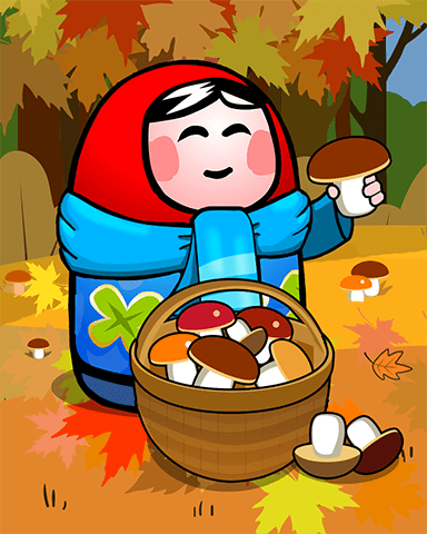 Mushroom Season Badge - Trizzle