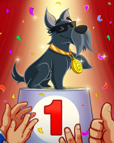 Clyde The Champion Badge - Canasta HD