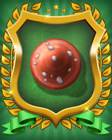 Mushroom Madness Badge - Pogo Mini-Golf