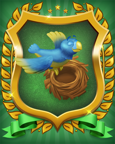 Fly The Coop Badge - Pogo Mini-Golf