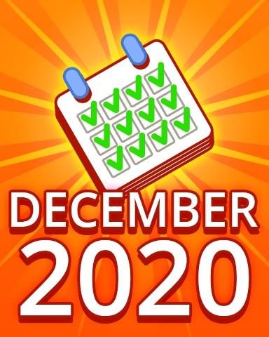 All Puzzles December 2020 Badge - Pogo Daily Sudoku