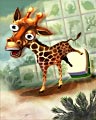 Jumpin' Giraffe Badge - Mahjong Safari HD