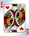 Sword King Badge - Euchre