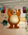 Pogo Barbell Bear Secret Mix-n-Match Badge