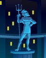 Fountains Of Poseidon Badge - Vaults Of Atlantis Slots