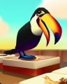 Bird Safari Badge - Mahjong Safari HD