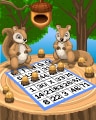 Squirrel Blackout Badge - Everyone Wins Bingo