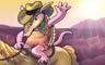 Ride 'em Armadillo Badge - Texas Hold'em Poker Ride 'em Armadillo Badge - Texas Hold'em Poker