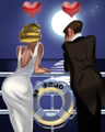 Love Boat Badge - Perfect Pair Solitaire