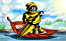 Leaf Boat Badge - Rainy Day Spider Solitaire