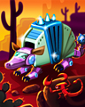 Armored Armadillo Badge - Texas Hold'em Poker