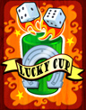Lucky Cup Badge - YAHTZEE Party!