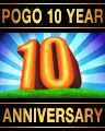 Pogo 10 Year Anniversary Badge
