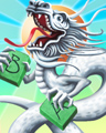 White Dragon's Badge - Mahjong Garden HD