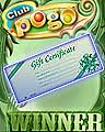 Pogo Gift Certificate Winner Badge