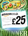 Pogo ?25 Amazon UK Voucher Badge