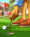 Mini Clubs Badge - Mini Golf Madness