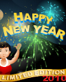 2010 Happy New Year Limited Edition Badge - Pogo™ Addiction Solitaire HD