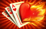 Hearts On Fire Badge - Perfect Pair Solitaire