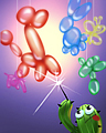 Balloon Animals Badge - Poppit! HD