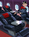 Reclining Seat Badge - First Class Solitaire HD