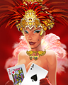 Lady Luck Badge - Blackjack Carnival