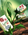 Block Blossoms Badge - Mahjong Garden HD