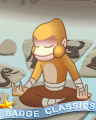 Monkey See, Monkey Fu Badge - Mahjong Garden HD