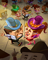 Square Dancing Badge (Easy) - Stack'em HD