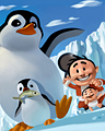 Kids In Tow Badge - Penguin Blocks