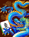 Eastern Dragon Badge - Mahjong Garden HD