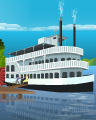 Riverboat Ramble Badge - Thousand Island Solitaire HD